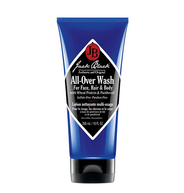 10-ounce bottle of Jack Black All-Over Wash for Face, Hair & Body
