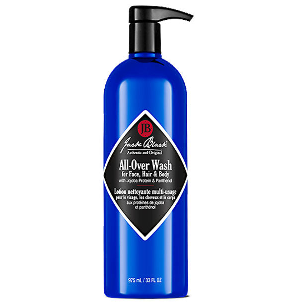 33-ounce bottle of Jack Black All-Over Wash for Face, Hair & Body