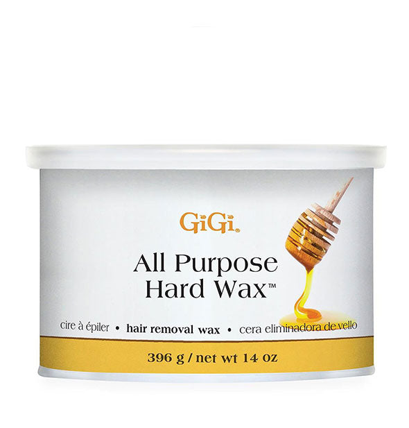 14 ounce tub of GiGi All Purpose Hard Wax
