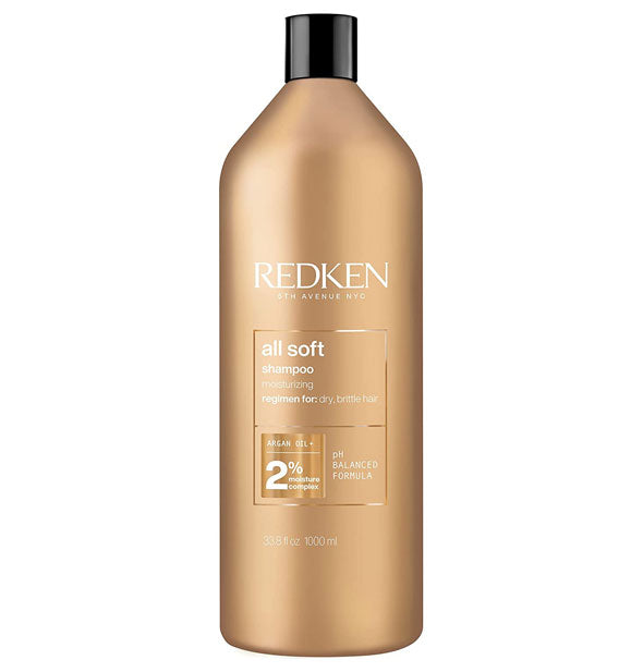 33.8 ounce bottle of Redken All Soft Shampoo