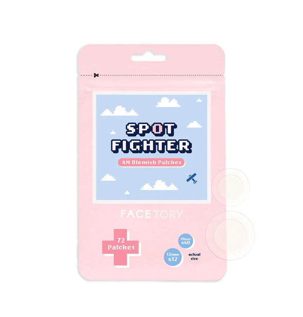 Pack of AM Spot Fighter Blemish Patches with samples at right