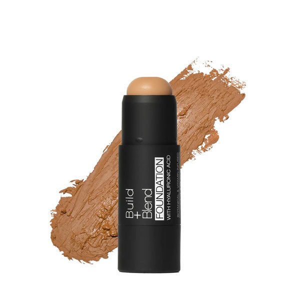 Black stick of Build + Blend Foundation in the shade Amber Glow