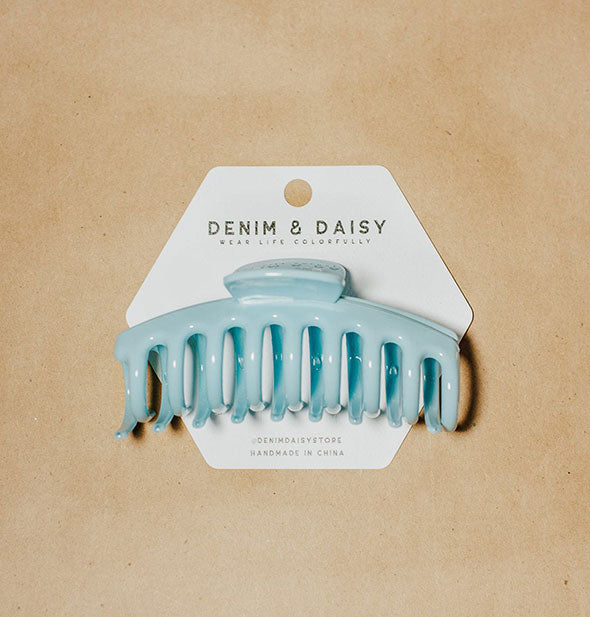 Baby blue claw clip by Denim & Daisy