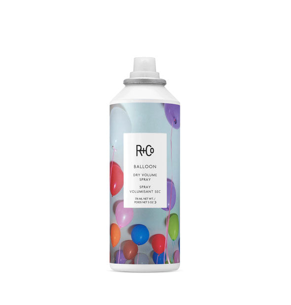 5 ounce can of R+Co Balloon Dry Volume Spray