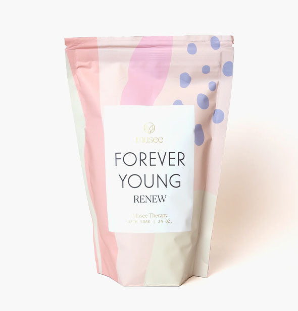 24 ounce bag of Musee Forever Young Renew bath soak