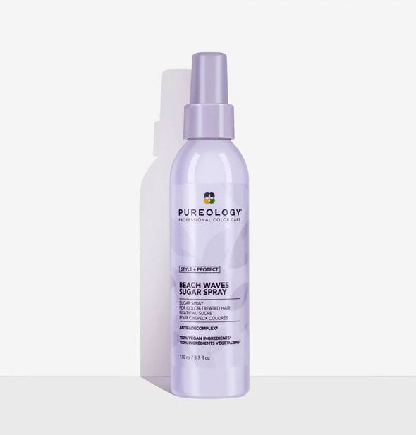 5.7 ounce bottle of Pureology Style + Protect Beach Waves Sugar Spray