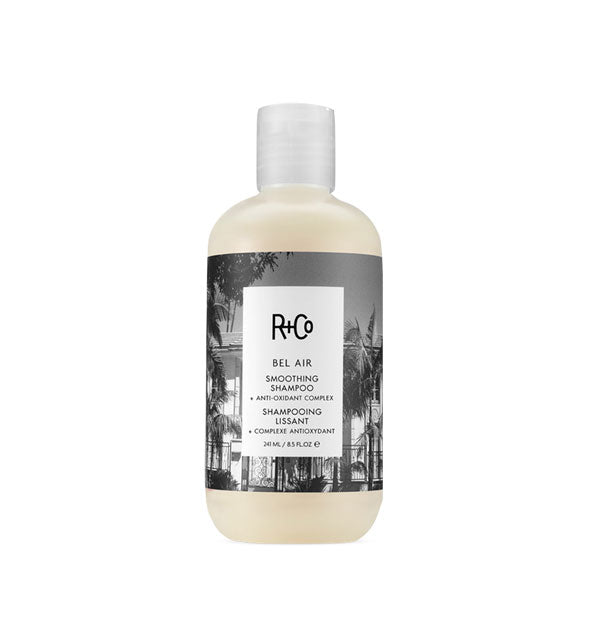 8.5 ounce bottle of R+Co Bel Air Smoothing Shampoo + Anti-Oxidant Complex