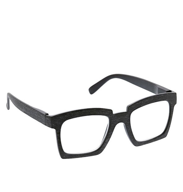 Angled view of Peepers Standing Ovation Readers in Black.