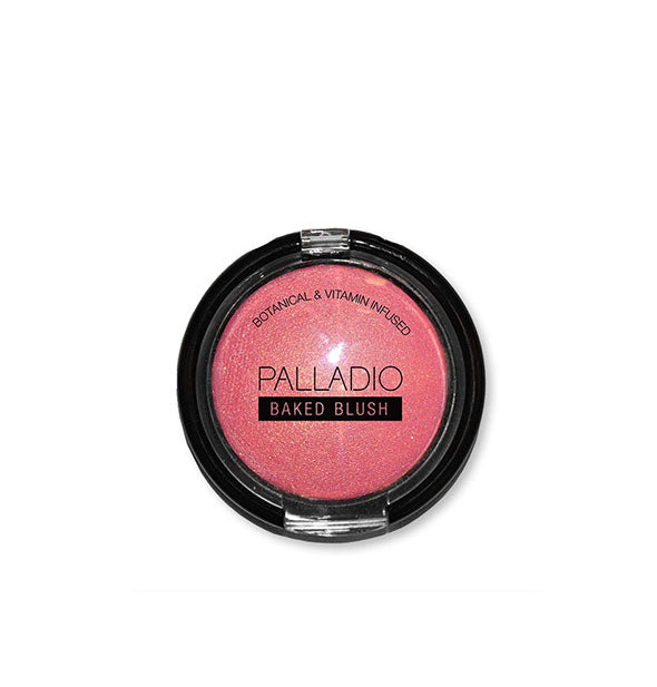 Palladio Baked Blush compact in a peachy pink shade