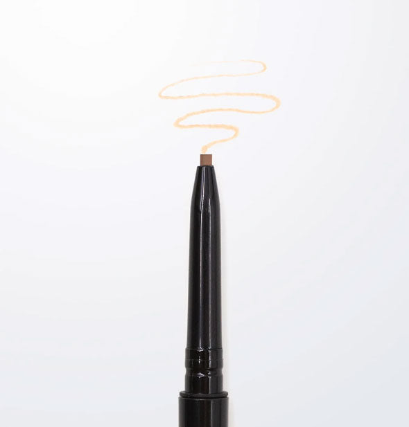 Brow Defining Pencil in Blonde with sample squiggle drawn