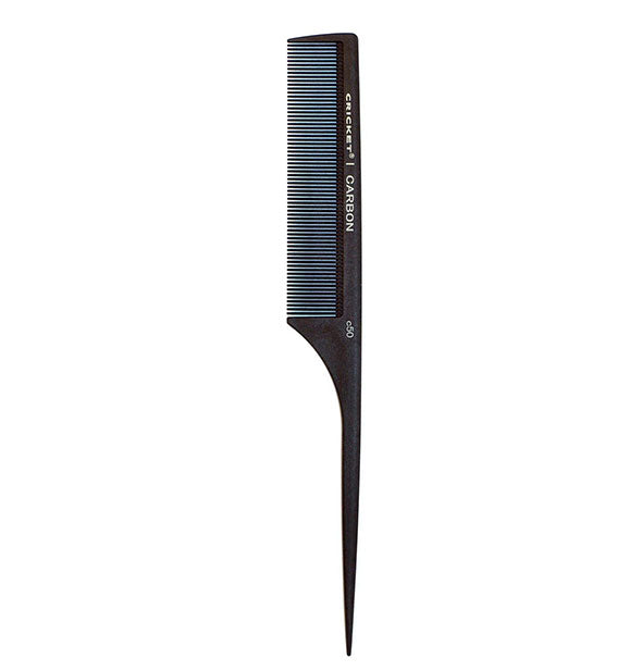 Black Cricket Carbon Rattail Comb