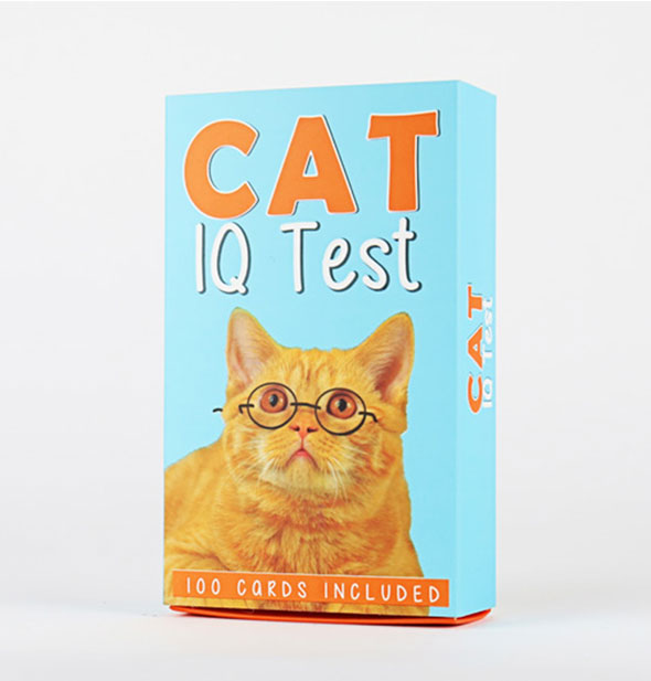 Box of Cat IQ Test cards