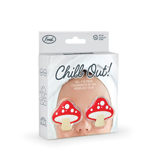 Box of Chill Out! mushroom Gel Eye Pads