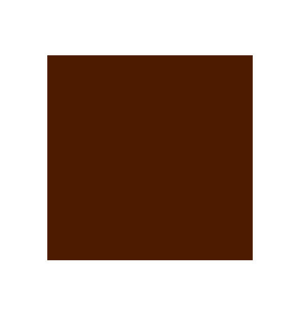 Dark, chocolatey brown swatch square