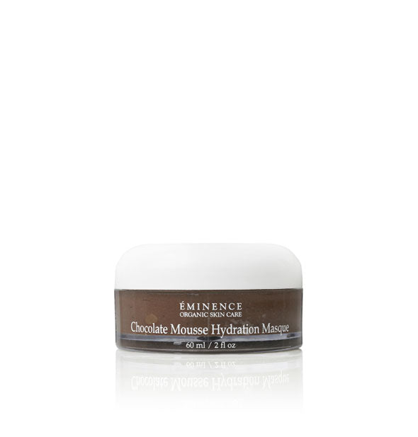 2 ounce pot of Eminence Chocolate Mousse Hydration Masque