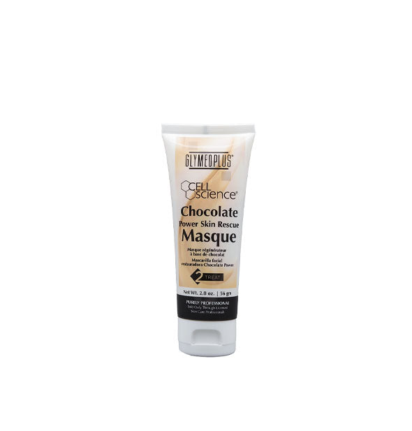 2 ounce bottle of GlyMed Plus Cell Science Chocolate Power Skin Rescue Masque