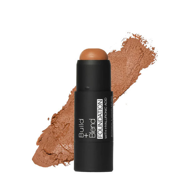 Black stick of Build + Blend Foundation in the shade Cinnamon