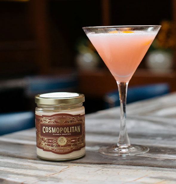 Cosmopolitan Classic Cocktail Candle