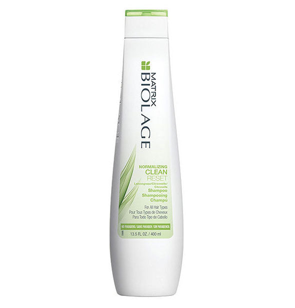 13.5 ounce bottle of Matrix Biolage Normalizing CleanReset Shampoo