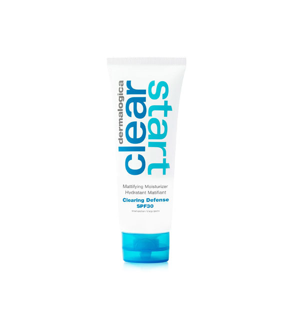 2 ounce bottle of Dermalogica Clear Start Clearing Defense Mattifying Moisturizer with SPF 30