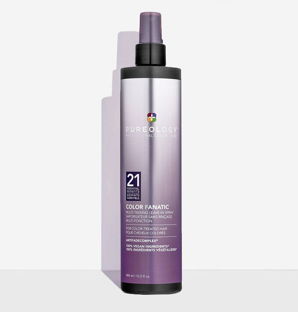 13.5 ounce bottle of Pureology Color Fanatic Multi-Tasking Leave-In Spray