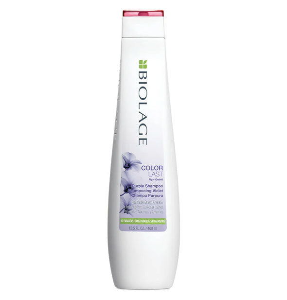 Slender bottle of Biolage shampoo