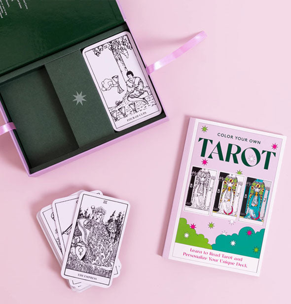 Color Your Own Tarot box, cards, and guidebook