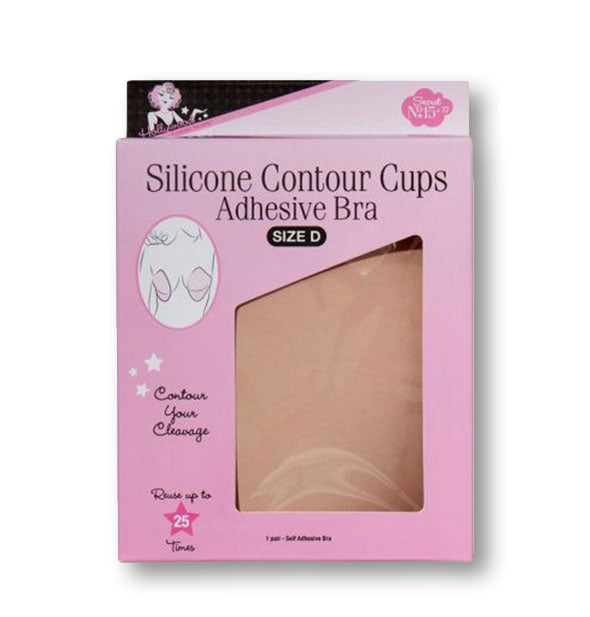 Packaging for Silicone Contour Cups Adhesive Bra in size D