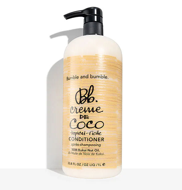 33.8 ounce bottle of Bumble and bumble Creme de Coco Tropical-Riche Conditioner