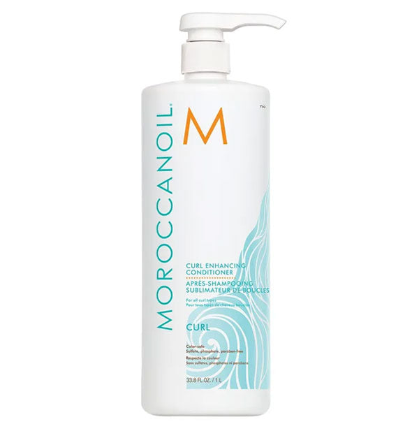 33.8 ounce bottle of Moroccanoil Curl Enhancing Conditioner