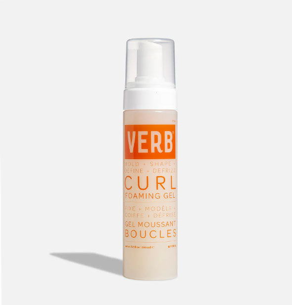 6.7 ounce bottle of Verb Curl Foaming Gel