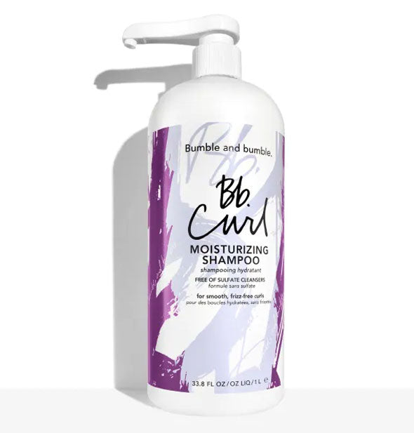 33.8 ounce bottle of Bumble and bumble Curl Moisturizing Shampoo