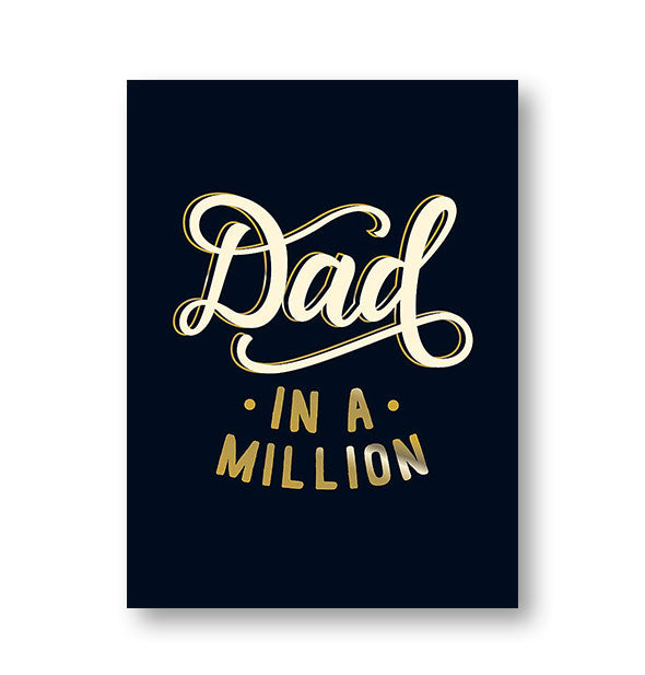 Dark blue cover of Dad in a Million