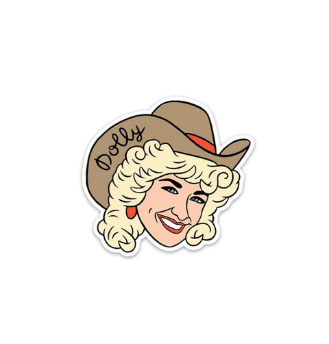 Dolly Parton The Bigger The Hair Sticker