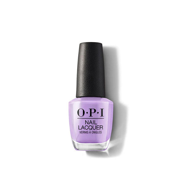 Bottle of purple OPI Nail Lacquer