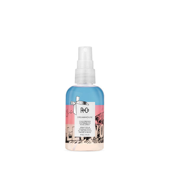 3 ounce bottle of R+Co Dreamhouse Cold Pressed Watermelon Wave Spray