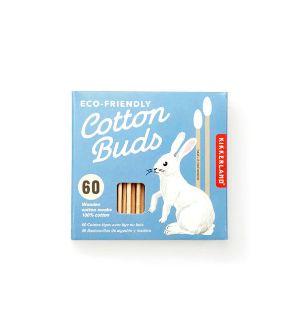 Pack of 60 Eco-Friendly Wooden Cotton Buds