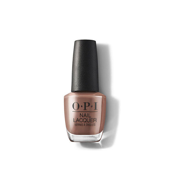 Bottle of brown OPI Nail Lacquer