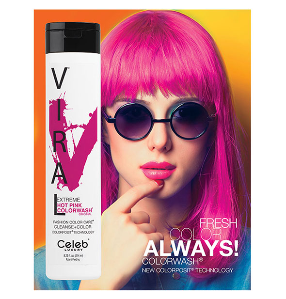 Viral Vivid Hot Pink Colorwash Shampoo, For A Hot Pink Tone