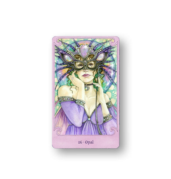 Card from Fairy Gems Crystal Oracle Deck & Book Set: "26 - Opal"
