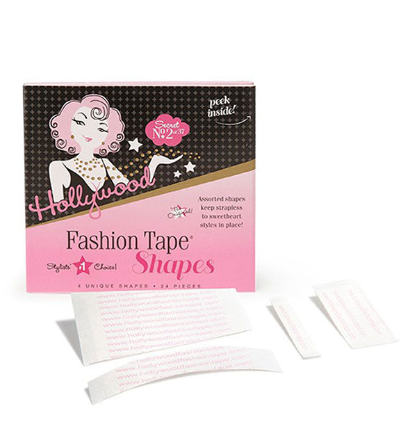 Pack of Hollywood Fashion Tape Shapes with contents shown