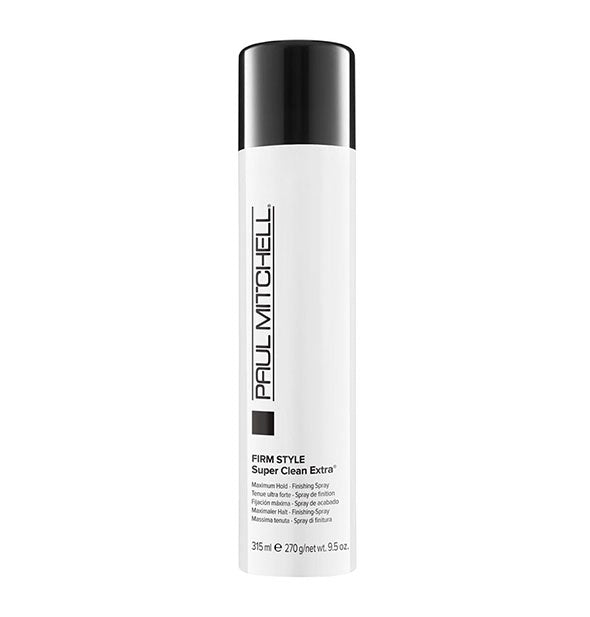 9.5 ounce can of Paul Mitchell Firm Style Super Clean Extra Finishing Spray