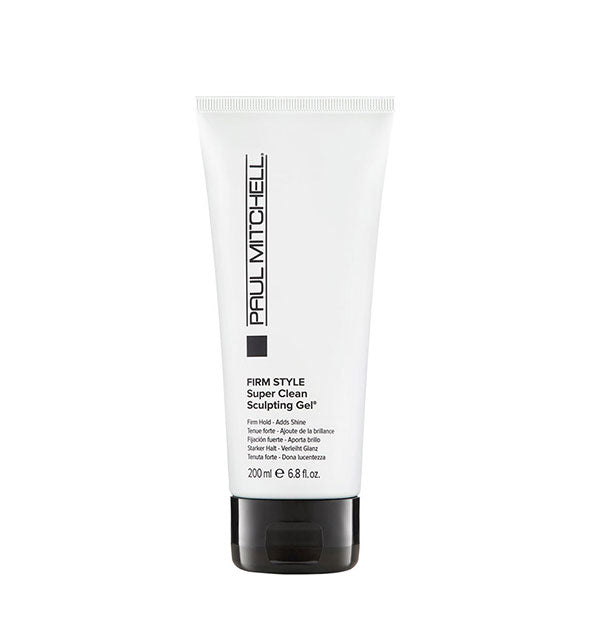 6.8 ounce bottle of Paul Mitchell Firm Style Super Clean Sculpting Gel