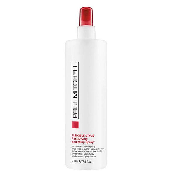 16.9 ounce bottle of Paul Mitchell Flexible Style Fast Drying Sculpting Spray