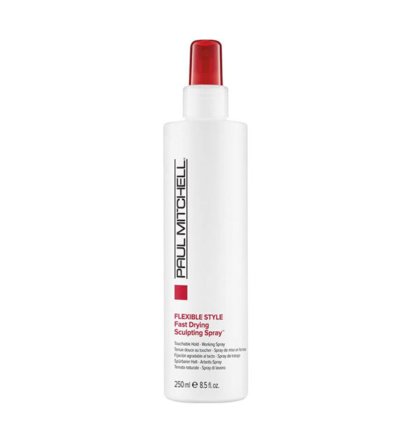 8.5 ounce bottle of Paul Mitchell Flexible Style Fast Drying Sculpting Spray