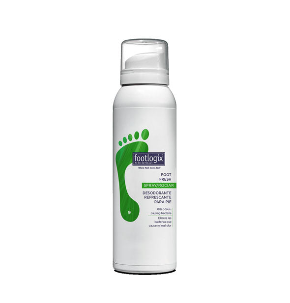 Can of Footlogix Foot Fresh Spray deodorant