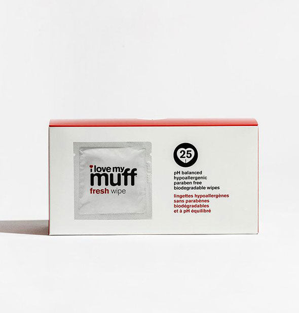 I Love My Muff box of 25 Fresh Wipes