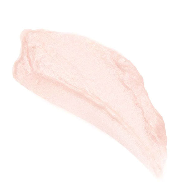 Sample smear of creamy pink skin moisturizer