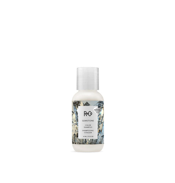 2 ounce bottle of R+Co Gemstone Color Shampoo