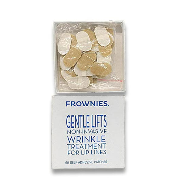 Pack of Frownies Gentle Lifts Non-Invasive Wrinkle Treatment for Lip Lines with contents shown